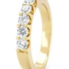 Geelgouden ring, 0.55 ct diamant, Wedding