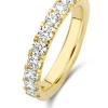 Geelgouden ring, 1.01 ct diamant, Wedding
