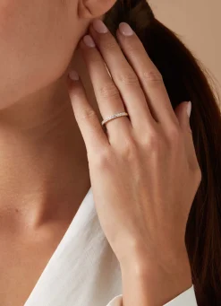 Geelgouden ring, 0.33 ct diamant, Wedding