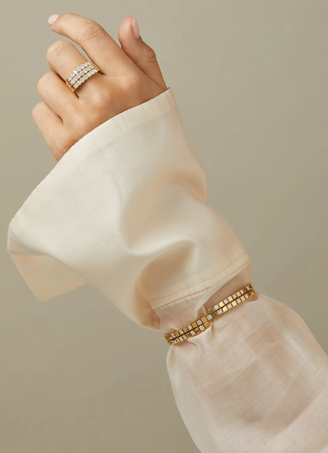 Geelgouden ring, 0.50 ct diamant, Wedding