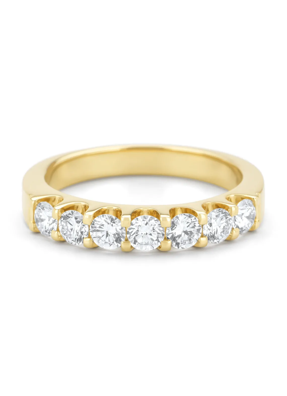 Geelgouden ring, 0.77 ct diamant, Wedding