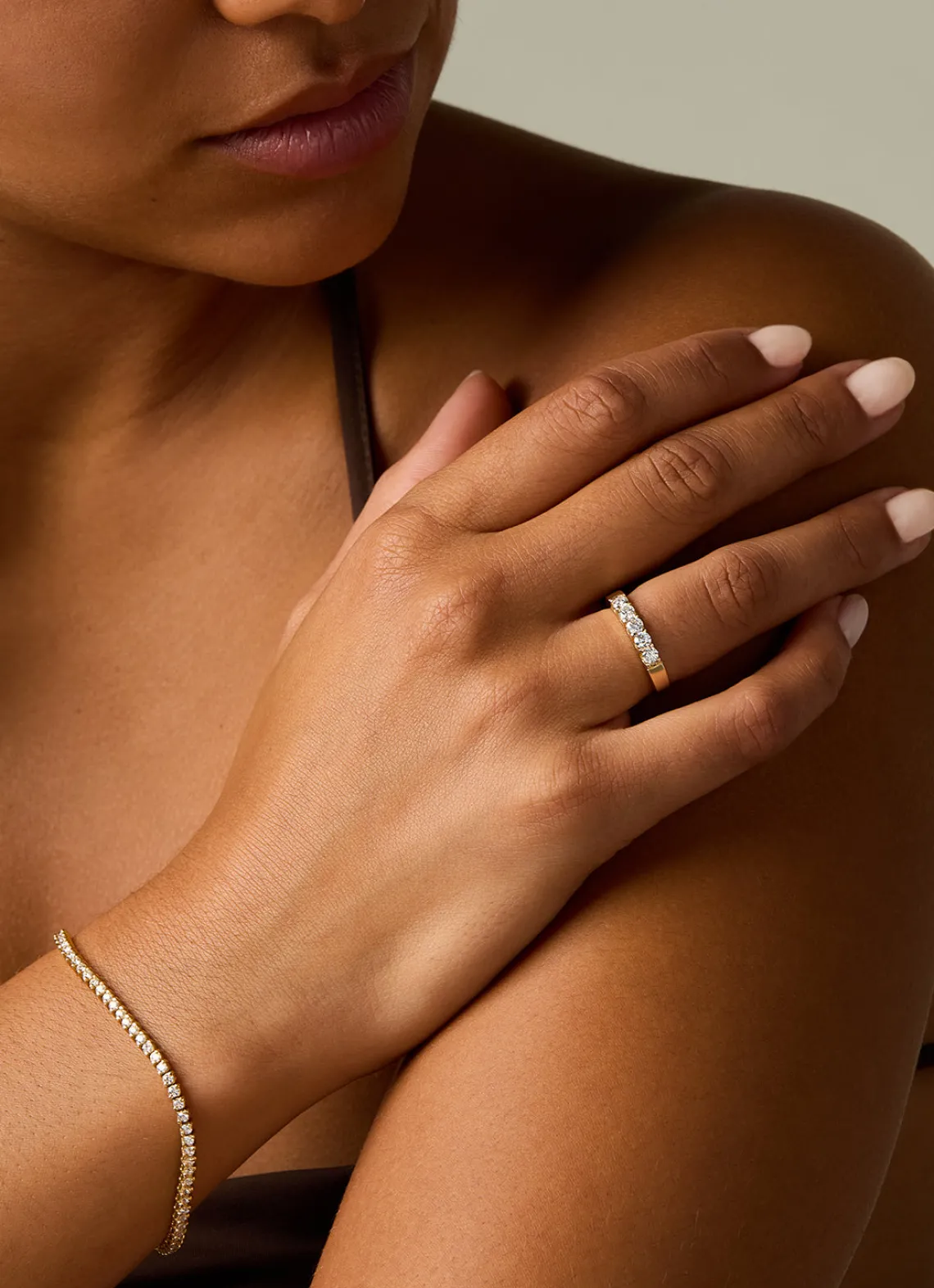 Geelgouden ring, 0.55 ct diamant, Wedding