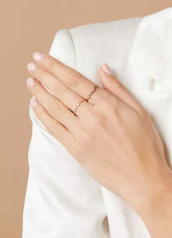 Geelgouden ring, 0.10 ct diamant, Joy