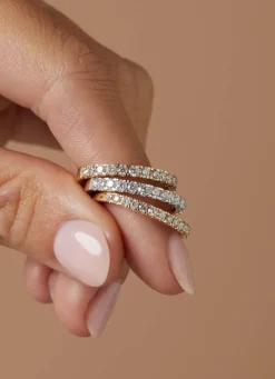 Geelgouden ring, 0.52 ct diamant, Wedding