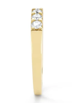 Geelgouden ring, 0.35 ct diamant, Wedding