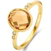 Geelgouden ring, 1.85 ct oranje citrien, Philosophy