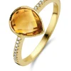 Geelgouden ring, 1.70 ct oranje citrien, Philosophy