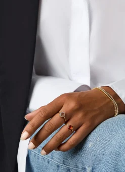 Geelgouden ring, 1.85 ct oranje citrien, Philosophy