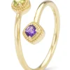 Geelgouden ring, 0.11 ct peridoot, La Dolce Vita