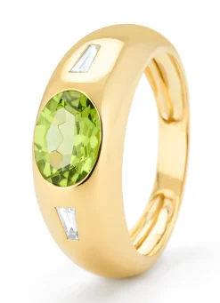 Geelgouden ring, 1.27 ct peridoot, BOLD