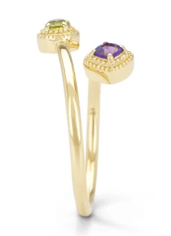 Geelgouden ring, 0.11 ct peridoot, La Dolce Vita