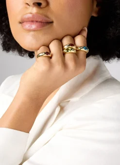 Geelgouden ring, 1.27 ct peridoot, BOLD