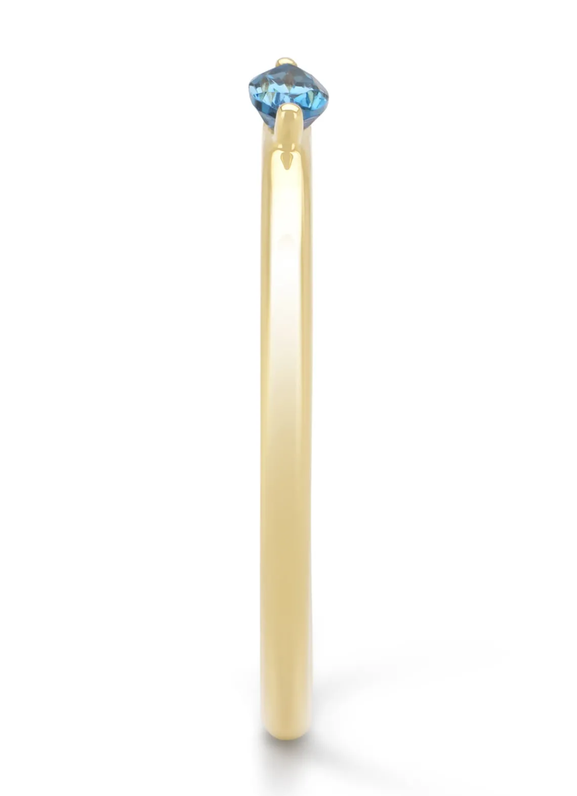 Geelgouden ring, 0.16 ct topaas, Joy