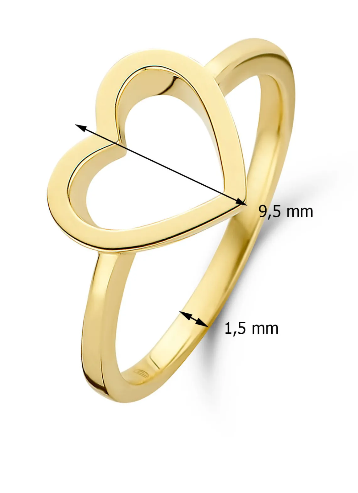 Geelgouden ring Dreamer