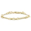 Geelgouden schakelarmband Timeless Treasures 19 cm