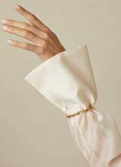 Geelgouden schakelarmband Timeless Treasures 19 cm