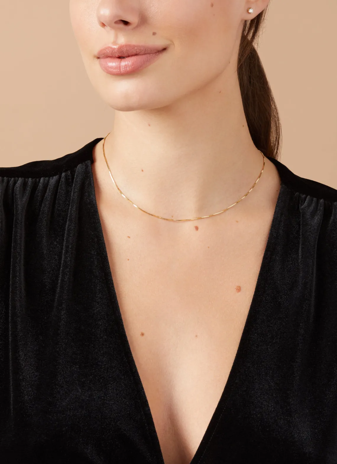 Geelgouden venetiaans collier Timeless Treasures (40cm)