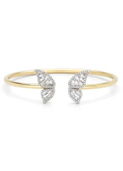 Gouden armband, 0.47 ct diamant, Butterfly Kisses