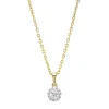 Gouden collier, 0.15 ct diamant, Starlight