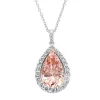 Gouden collier, 12.20 ct roze morganite, Gallery
