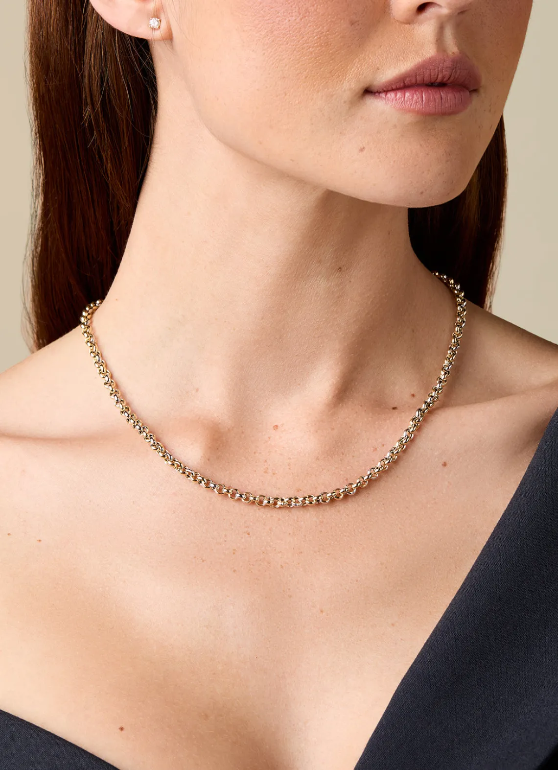 Gouden collier Timeless Treasures 45 cm