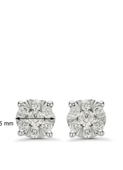 Gouden oorsieraden, 0.27 ct diamant, Enchanted