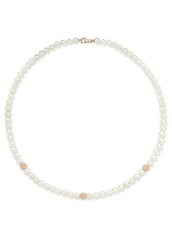 Roségouden parelketting Rivièra