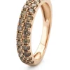 Roségouden ring, 1.02 ct diamant, Ensemble