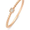 Roségouden ring, 0.04 ct diamant, Joy