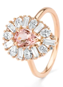Roségouden ring, 0.56 ct morganiet, Gallery
