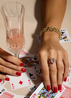 Roségouden ring, 0.56 ct morganiet, Gallery