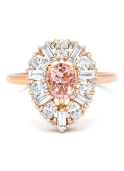 Roségouden ring, 0.56 ct morganiet, Gallery