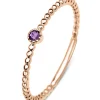Roségouden ring, 0.04 ct paarse amethist, Joy