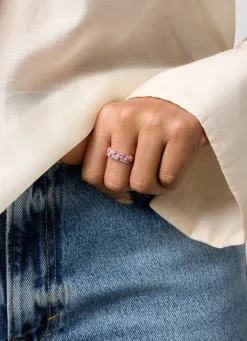 Roségouden ring, 1.65 ct roze saffier, Eden