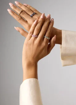 Roségouden ring, 1.65 ct roze saffier, Eden