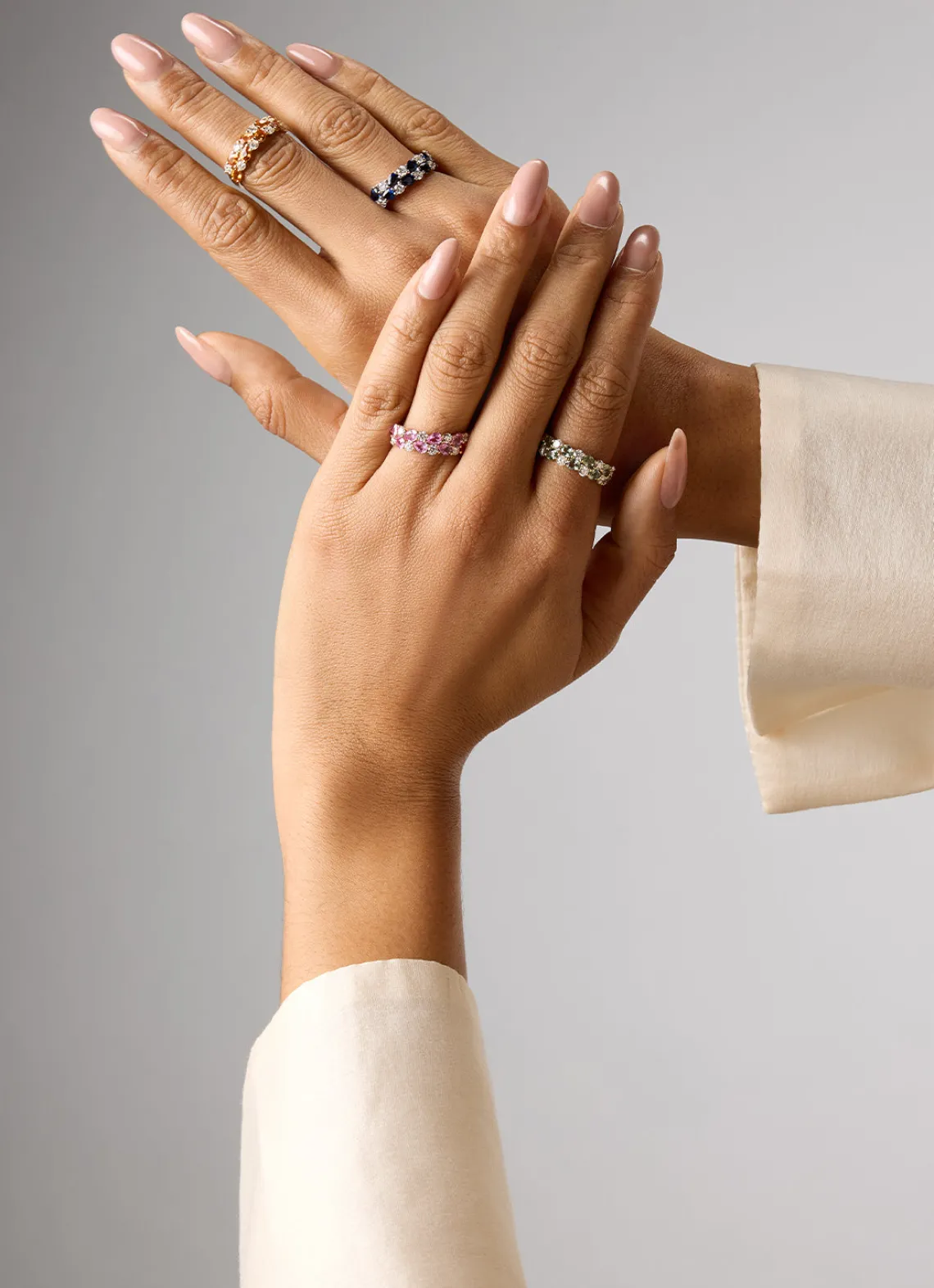 Roségouden ring, 1.65 ct roze saffier, Eden