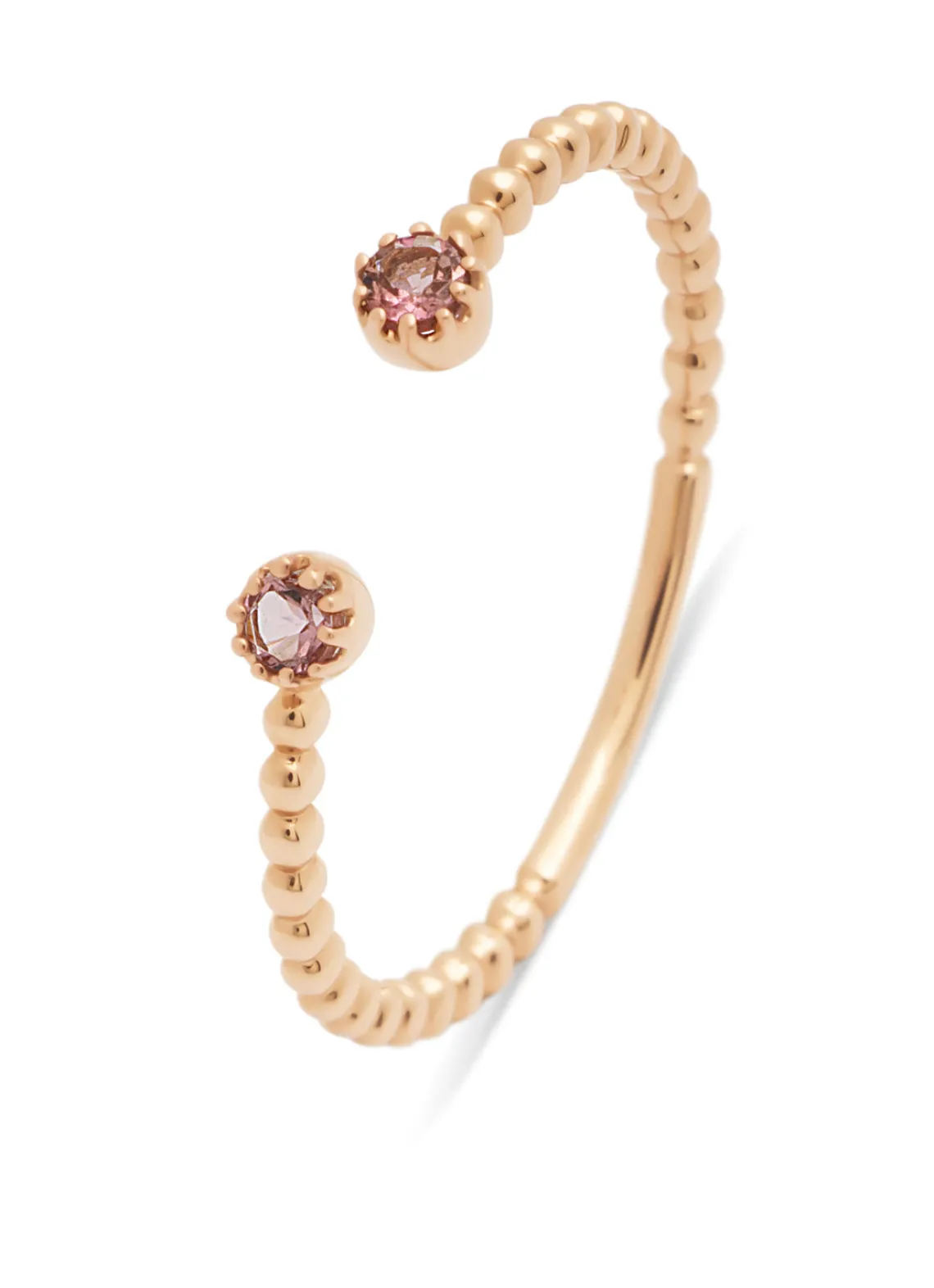Roségouden ring, 0.10 ct roze toermalijn, Joy