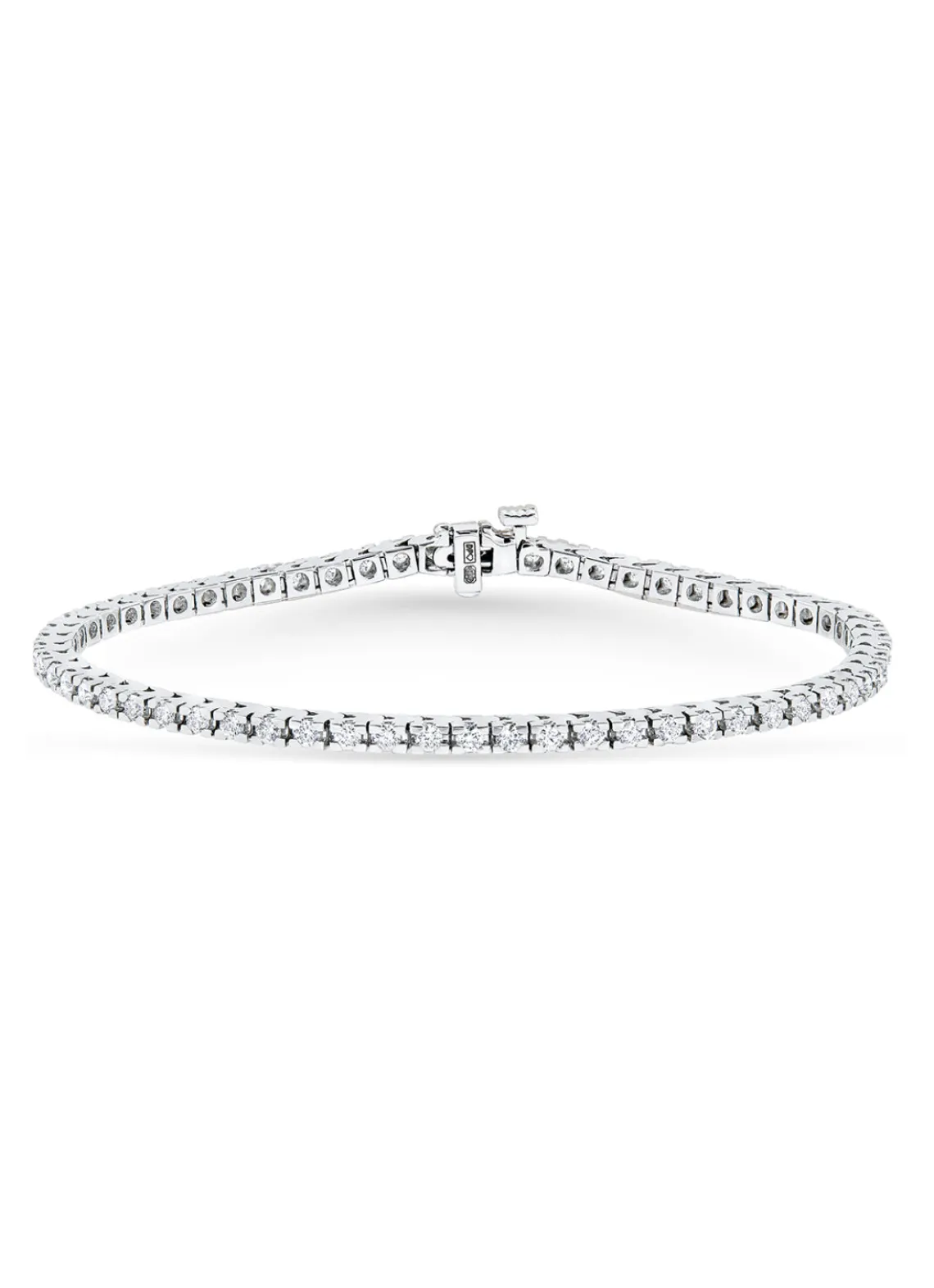 Tennisarmband, 2.00 ct diamant