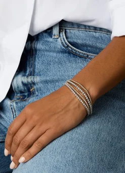 Tennisarmband, 4.00 ct diamant