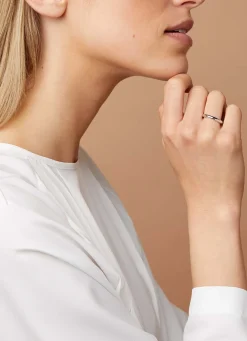 Witgouden 14 kt trouwring, Wedding