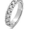 Witgouden alliance ring, 1.43 ct diamant, Groeibriljant