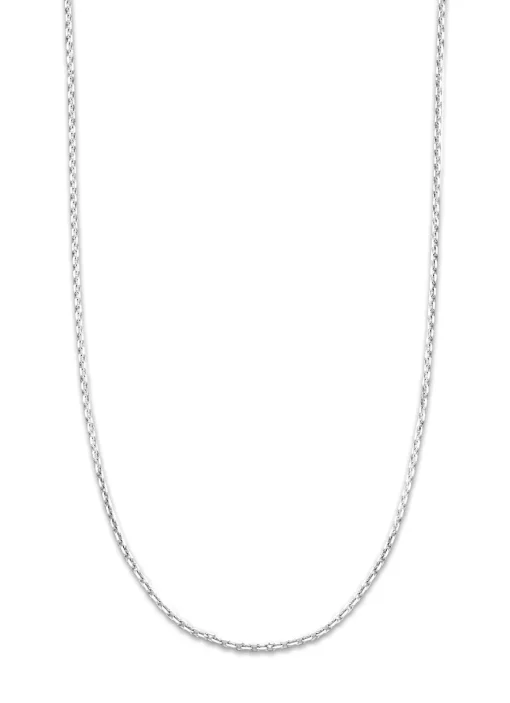 Witgouden anker collier Timeless Treasures (42cm)