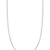 Witgouden anker collier Timeless Treasures (45cm)