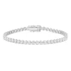 Witgouden armband, 0.99 ct diamant, Tennis bracelet