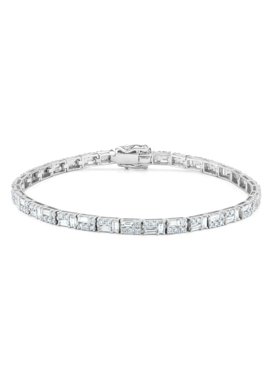 Witgouden armband, 2.90 ct diamant, Gallery