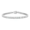 Witgouden armband, 3.31 ct diamant, Tennis bracelet