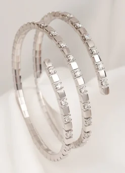 Witgouden armband, 1.50 ct diamant, Gallery