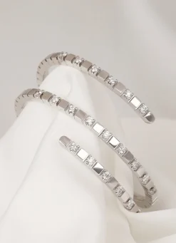 Witgouden armband, 1.50 ct diamant, Gallery