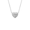 Witgouden collier, 0.39 ct diamant, Enchanted
