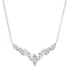 Witgouden collier, 0.95 ct diamant, Gallery